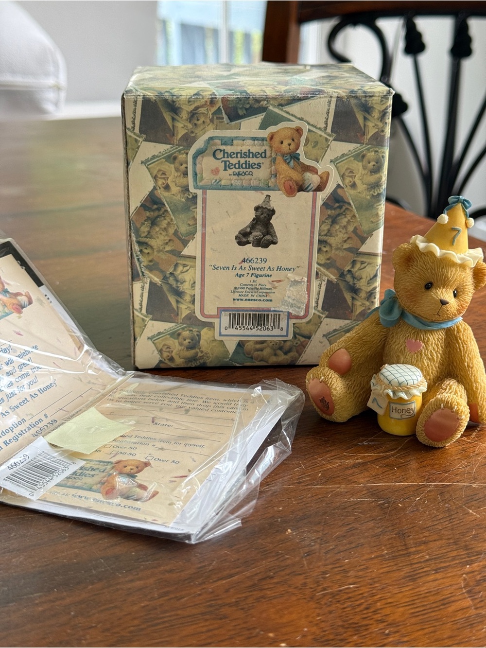 “Seven Is As Sweet As Honey” Cherished Teddies Figurine - in original box!